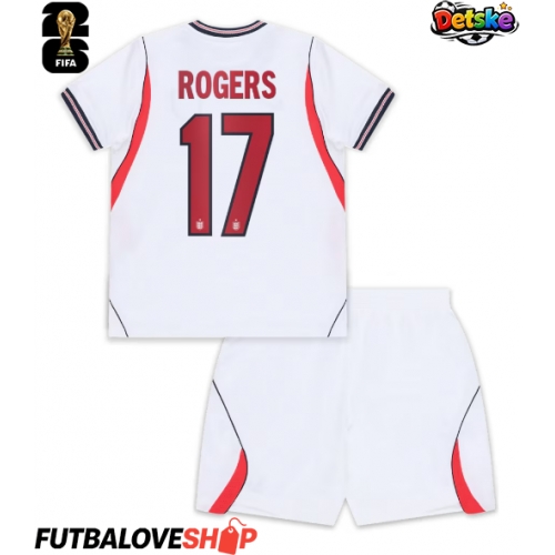 Dres Anglicko Morgan Rogers #17 Domáci pre deti MS 2026 Krátky Rukáv (+ trenírky)